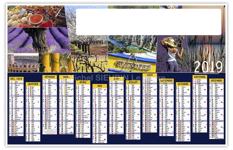 calendrier-publicitaire-bancaire-couleurs-du-sud-13-mois-2019