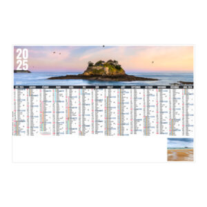 Calendrier publicitaire personnalisé bancaire BRETON