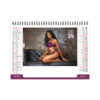 Calendrier publicitaire chevalet de bureau 7 feuillets DESSOUS CHICS