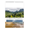 Calendrier publicitaire mural 6/7 feuillets PAYSAGES DE FRANCE