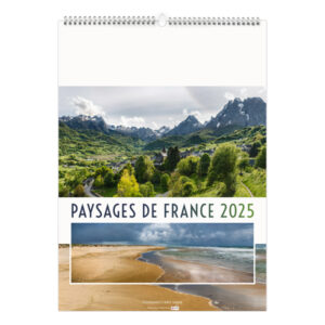 Calendrier publicitaire mural 6/7 feuillets PAYSAGES DE FRANCE