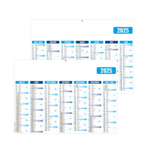 Calendrier publicitaire bancaire économique 7 mois GAMECO