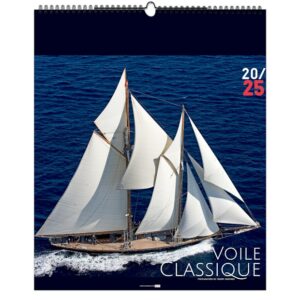 Calendrier publicitaire illustré 7 feuilles VOILE CLASSIQUE