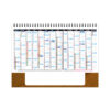 Calendrier chevalet de table avec logo pour entreprise, chevalet publicitaire avec 7 feuillets, photographies DESIGN CAR.