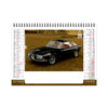 Calendrier chevalet de table avec logo pour entreprise, chevalet publicitaire avec 7 feuillets, photographies DESIGN CAR.