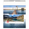 Calendrier publicitaire illustré 13 feuilles LA FRANCE PANORAMIQUE