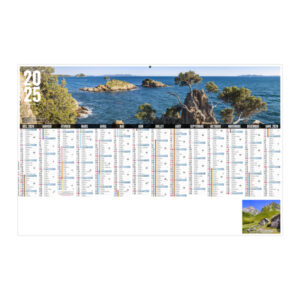 Calendrier publicitaire planning bancaire personnalise PROVENCAL