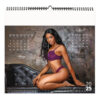 Calendrier publicitaire illustré 7 feuilles DESSOUS CHICS