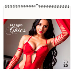 Calendrier publicitaire illustré 7 feuilles DESSOUS CHICS