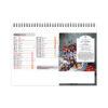 Calendrier publicitaire chevalet de bureau STD 13 feuillets COULEURS CUISINE