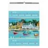 Calendrier publicitaire illustré par des photographies d'aquarelles de bord de mer, rivages, port de pêche en Bretagne, .avec deux mois par page, page de garde 2024