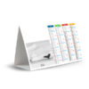 Calendrier publicitaire personnalisé chevalet de comptoir PARADIS BLANC