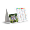 Calendrier publicitaire personnalisé chevalet de comptoir PARCS ET CHÂTEAUX
