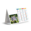 Calendrier publicitaire personnalisé chevalet de comptoir PARCS ET CHÂTEAUX