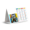 Calendrier publicitaire chevalet de comptoir POP'ART