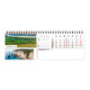 Calendrier publicitaire chevalet de bureau MAXI 13 feuillets RANCE PANORAMIQUE