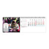 Calendrier publicitaire chevalet bureau MAXI 13 feuillets COULEURS CUISINE