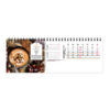 Calendrier publicitaire chevalet bureau MAXI 13 feuillets COULEURS CUISINE