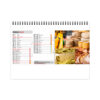 Calendrier publicitaire chevalet de bureau 13 feuillets COULEURS MARCHÉ