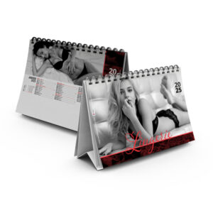 Calendrier publicitaire chevalet standard 13 feuillets LINGERIE