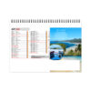 Calendrier publicitaire chevalet de bureau 13 feuillets MAYOTTE