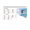 Calendrier publicitaire chevalet de bureau 7 feuilles standard SUR LA ROUTE DES VACANCES