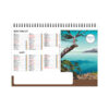 Calendrier publicitaire chevalet de bureau 7 feuilles standard SUR LA ROUTE DES VACANCES