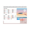 Calendrier publicitaire chevalet de bureau 7 feuilles standard SUR LA ROUTE DES VACANCES