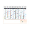 Calendrier publicitaire chevalet de bureau 7 feuilles standard SUR LA ROUTE DES VACANCES