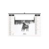 Calendrier publicitaire mural 7 feuillets PARADIS BLANC