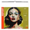 Calendrier publicitaire en 7 feuilles POP ART
