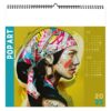 Calendrier publicitaire en 7 feuilles POP ART