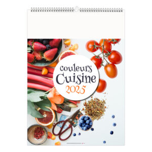 Calendrier publicitaire illustré 13 feuilles COULEURS CUISINE