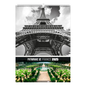 Calendrier publicitaire illustré 13 feuilles PATRIMOINE DE FRANCE
